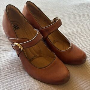 Sofft Brown Mary Jane Heels